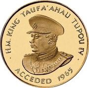 100 Pa'anga - Taufa’ahau Tupou IV Constitution Centennial obverse image