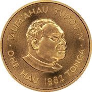 1 Hau - Taufa’ahau Tupou IV Commonwealth Games 1982 obverse image
