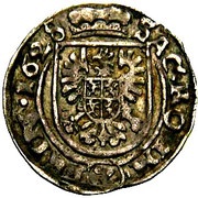 3 Kreuzers - Albrecht von Wallenstein, Bohemia, 1628-1630 reverse image