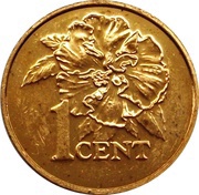 1 Cent, Trinidad and Tobago, 1983-1984 reverse image