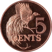 5 Cents Non-Magnetic reverse image