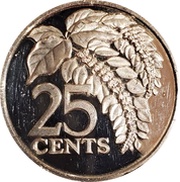 25 Cents Silver Proof issue reverse image
