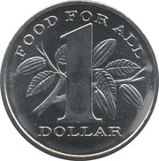 1 Dollar - Elizabeth II FAO, Trinidad and Tobago, 1969 reverse image