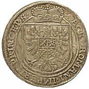1 Thaler - Albrecht von Wallenstein, Bohemia, 1628 reverse image