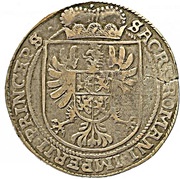 1 Thaler - Albrecht von Wallenstein, Bohemia, 1628 reverse image