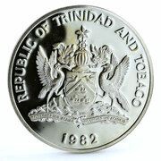 10 Dollars Independence; Silver Proof issue obverse image
