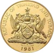 100 Dollars 5th Anniversary of the Republic obverse image