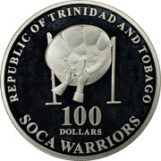100 Dollars FIFA Germany 2006 obverse image