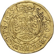 1 Ducat - Albrecht von Wallenstein, Bohemia, 1627 reverse image