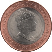 20 Kwanzas Rainha Njinga obverse image