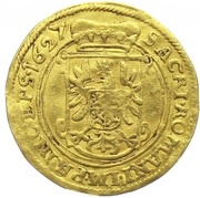 2 Ducats - Albrecht von Wallenstein, Bohemia, 1627 reverse image