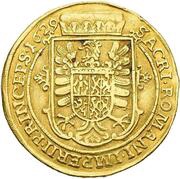 10 Ducats - Albrecht von Wallenstein, Bohemia, 1629-1630 reverse image