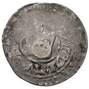 1 Prague Groschen Countermarked, Bohemia, 1378-1419 reverse image