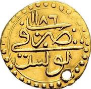 ½ Sultani - Mustafa III date at top reverse image