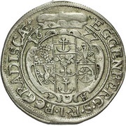 3 Kreuzers - Johann Christian von Eggenberg Krummau, Bohemia, 1677-1688 reverse image