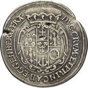 ¼ Thaler - Johann Christian and Johann Seyfried Krummau, Bohemia, 1655-1658 reverse image
