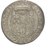 ½ Thaler - Johann Christian and Johann Seyfried Krummau, Bohemia, 1654-1658 reverse image
