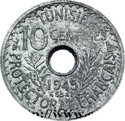 10 Centimes - Muhammad VIII Essai reverse image