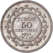 50 Centimes - Ali III reverse image