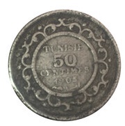 50 Centimes - Muhammad IV reverse image