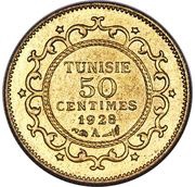50 Centimes - Muhammad VI reverse image