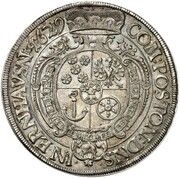 1 Thaler - Johann Ulrich, Bohemia, 1629 reverse image