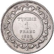 1 Franc - Ali III reverse image