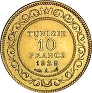 10 Francs - Muhammad VI reverse image