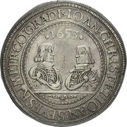 1 Thaler - Johann Christian and Johann Seyfried Krummau obverse image