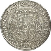1 Thaler - Johann Christian and Johann Seyfried Krummau, Bohemia, 1658 reverse image