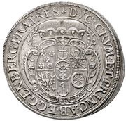 1¼ Thaler - Johann Christian and Johann Seyfried, Bohemia, 1658 reverse image