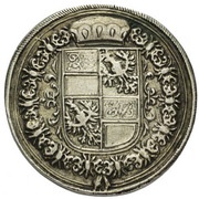 1 Thaler - Zdeněk Vojtěch Popel, Bohemia, 1568-1628 reverse image
