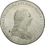 1 Thaler - Franz Joseph Maximillian obverse image