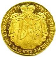 1 Ducat - Franz Joseph Maximillian, Bohemia, 1794 reverse image