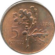 5 Kuruş reverse image
