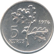5 Kuruş FAO reverse image