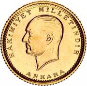 25 Kuruş Gold Bullion Coinage reverse image