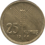 25 Kuruş reverse image