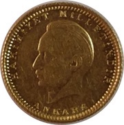 50 Kuruş Gold Bullion Coinage reverse image