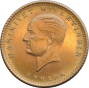 50 Kuruş Gold Bullion Coinage reverse image