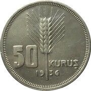 50 Kuruş reverse image