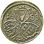 ½ Kreuzer - Charles II of Liechtenstein-Kastelkorn obverse image