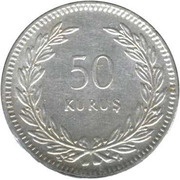 50 Kuruş reverse image
