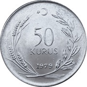 50 Kuruş reverse image