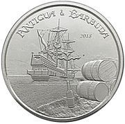 2 Dollars - Elizabeth II Rum Runner reverse image