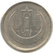 1 Lira reverse image