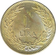 1 Lira reverse image
