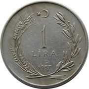 1 Lira reverse image