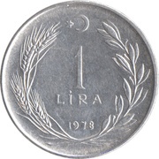 1 Lira reverse image