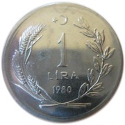 1 Lira FAO reverse image